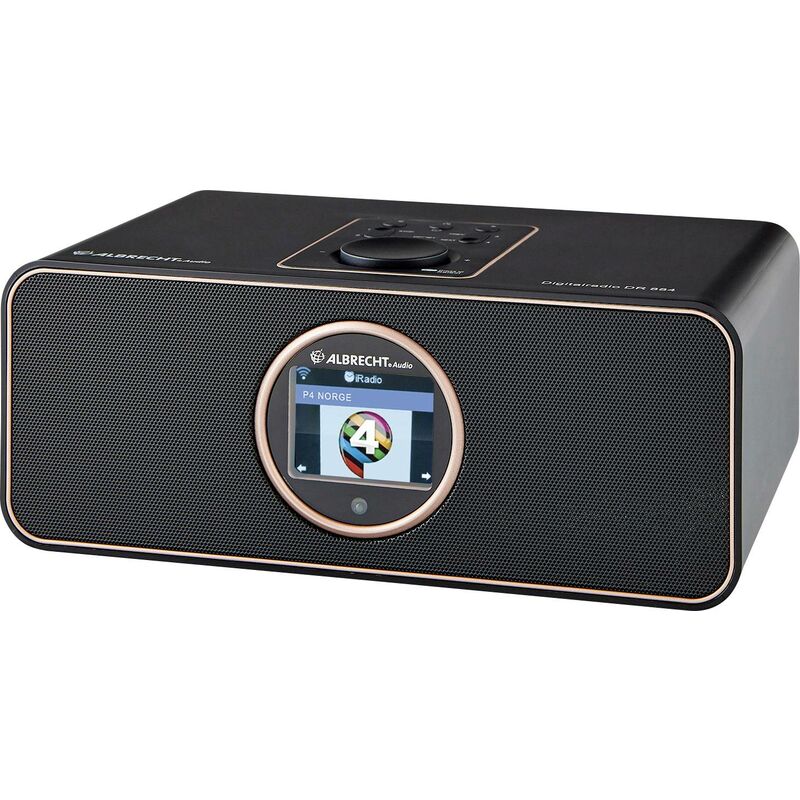 Dr 884 Radio de table Internet Internet, dab+, dab, fm radio internet avec télécommande noir Y234562 - Albrecht