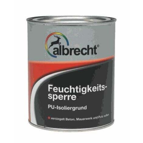Albrecht Feuchtigkeitssperre 750 ml farblos Sperrgrund Isoliergrund Außen