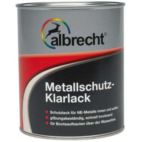 Albrecht Metallschutz-Klarlack 750 ml farblos Wetterschutzlack Schutzlack