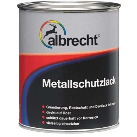 Albrecht Metallschutzlack 375 ml weiß Lack Schutzlack Rostschutz Grundierung