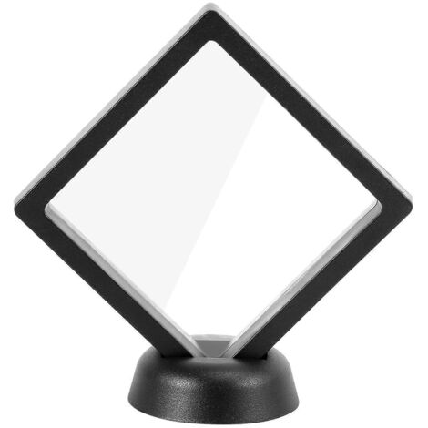 Album photo carré 3D, cadre flottant, vitrine à bijoux, 9 x 9 cm (avec socle)