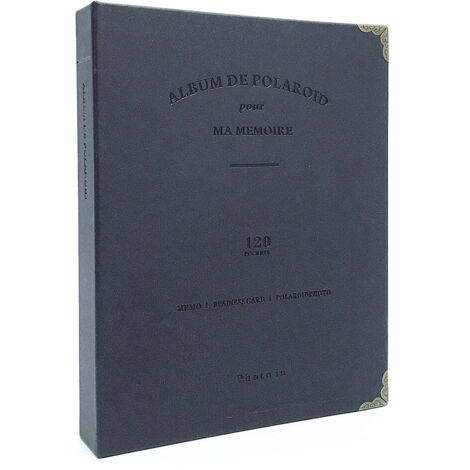Album Photo DIY à Spirale en Similicuir Noir, Livre Souvenir pour Photos de Famille et Mémoire