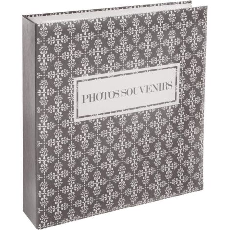 Album Photo Grand Format - 500 Photos - 10x15 cm (Romance Gris)