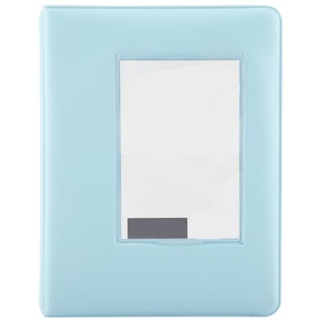 Album Photo Mini 3 Pouces 64 Pochettes pour Photos 7s/8/25/50s/90 - Bleu