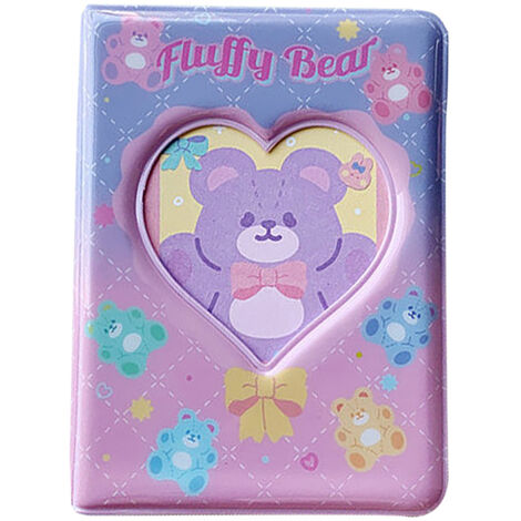 Album Photo Mini Pouding Luxury PVC 7.8x11x2.2cm Multi Couleur Rose Rouge Violet Rose Clair Noir Rose 100g