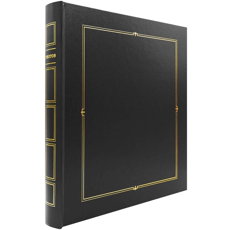 Album Photo Traditionnel Cordoue noir 600 Photos 10x15 cm, 100 pages, 600 photos 10x15, dimensions totales : 360x335x58 mm - marque française