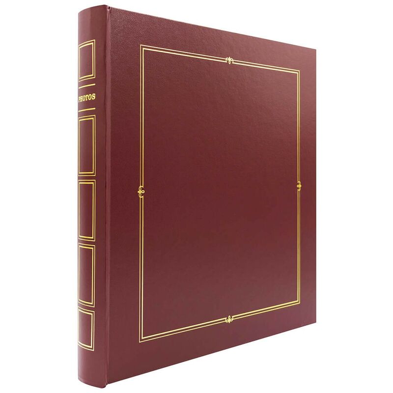 Album Photo Traditionnel Cordoue bordeaux 600 Photos 10x15 cm, 100 pages, 600 photos 10x15, dimensions totales : 360x335x58 mm - marque française