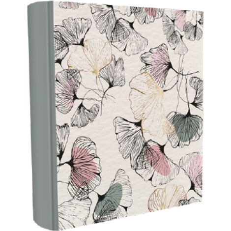 Album photos à pochettes 200 mémos "Flowers 3" - Gris - 200 photos - Livraison gratuite