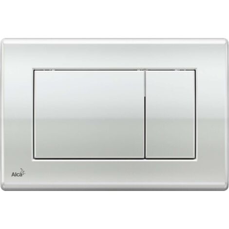 Alca Placca di comando per WC sospesi, cromatura lucida (m271)