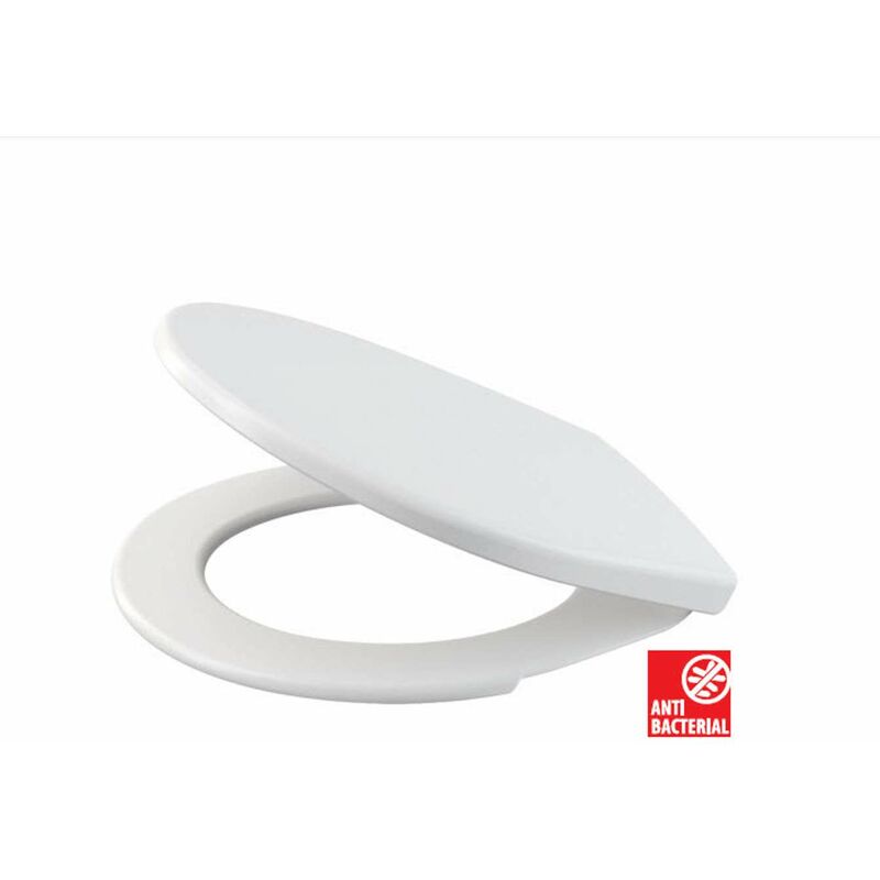 Alca - drain Toiletzittingen - Abattant wc, AntiBac, blanc A60