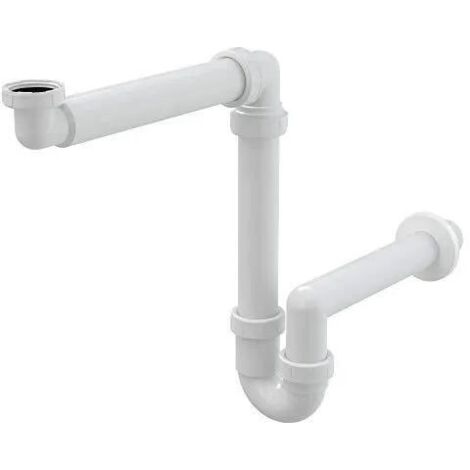 Alca-plast Alca A434 sifón blanco compacto para baño