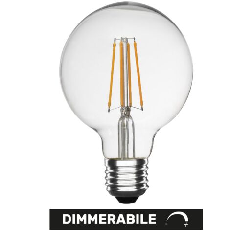Alca power g125 10w 220v 1400lm 4000k e27 lampada a globo dimmerabile a led