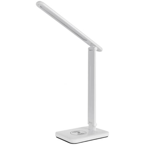 Alca power vera lampada da tavolo 5w 250lm con caricatore wireless per smartphone