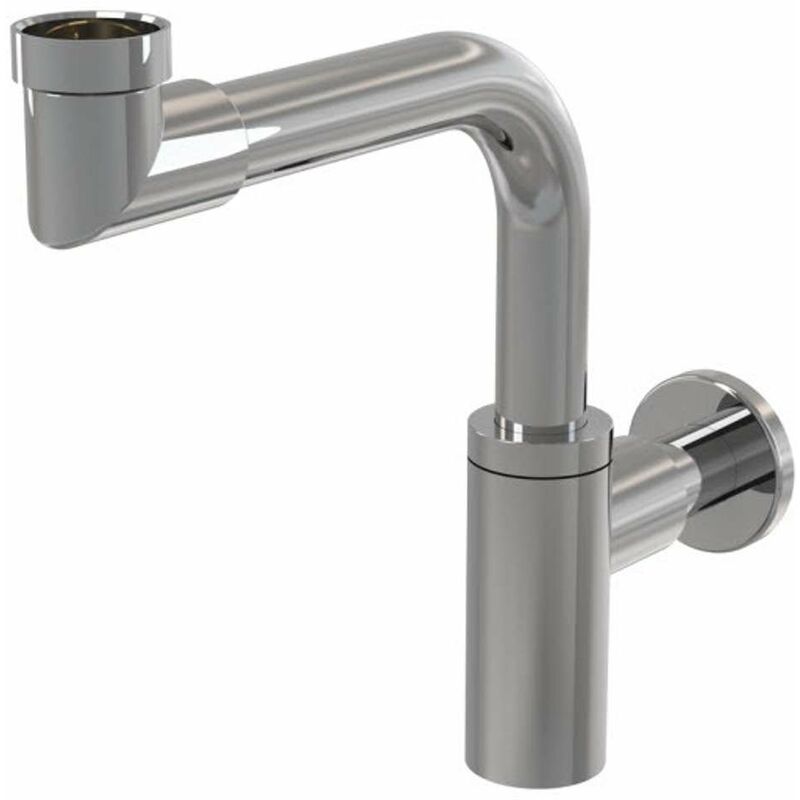 Alcadrain Siphons - Siphon de lavabo design, diamètre 32 mm, peu encombrant, métal A403