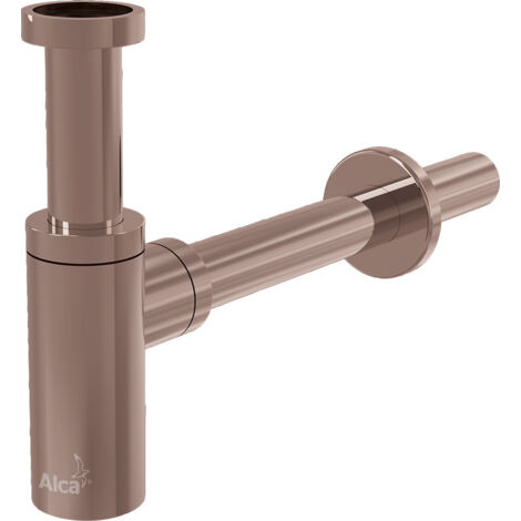 Alca Siphon pour lavabo DN32, Rose gold brossé (A400-RG-B)