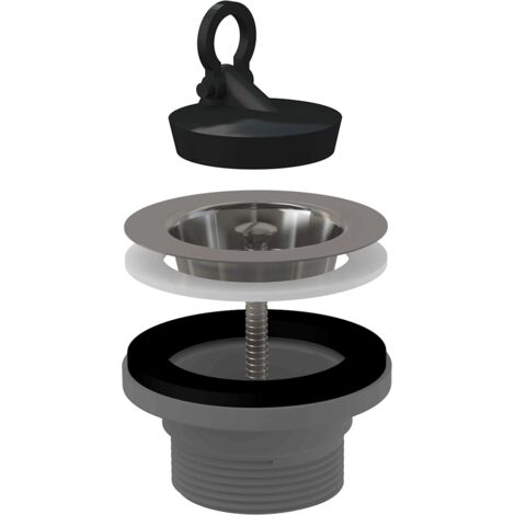 Alcadrain Ablaufventil für Spülbecken 6/4" mit einem Edelstahlgitter DN70 ECO