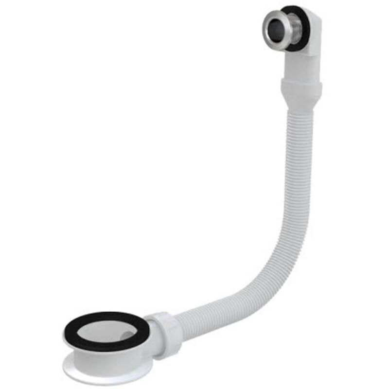 Accessoires - Ensemble de vidange de lavabo avec trop-plein, chromé A328CR - Alcadrain