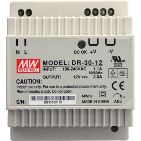 Alcadrain Alimentation électrique AEZ311 230 V CA/12 V CC/30 W, IP20