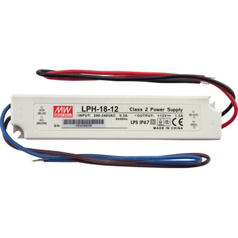 Alcadrain Alimentation électrique AEZ320 230 V CA/12 V CC/18 W, IP67