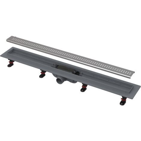 Alcadrain APZ9 Simple Duschrinne mit Rand für den perforierten Rost chrom 650 mm