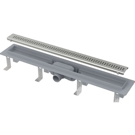 Alcadrain APZ9 Simple Duschrinne mit Rand für den perforierten Rost chrom 950 mm