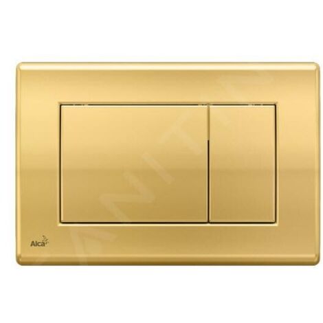 Alcadrain Basic - Bouton de commande affleurant, doré M275