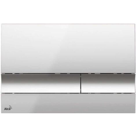 Alcadrain Basic - Plaque de déclenchement, chrome brillant M1721