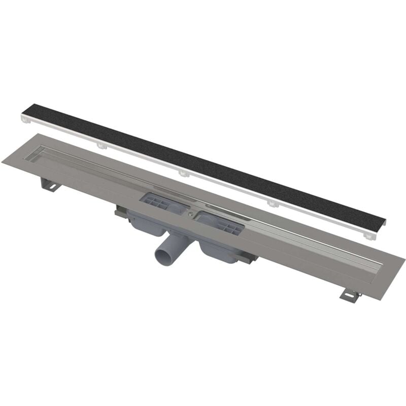 Alcadrain - Système de drainage - Douchegoten - Receveur de douche Marble Low 65 cm, avec grille pour l'insertion de carreaux, acier inoxydable