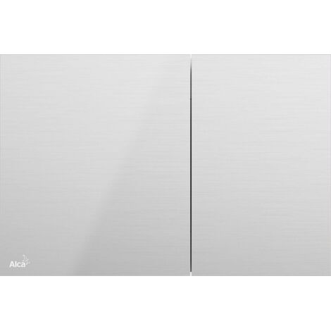 Alcadrain Flat - Bouton de commande affleurant, acier inoxydable semi-mat/brillant AIR-INOX