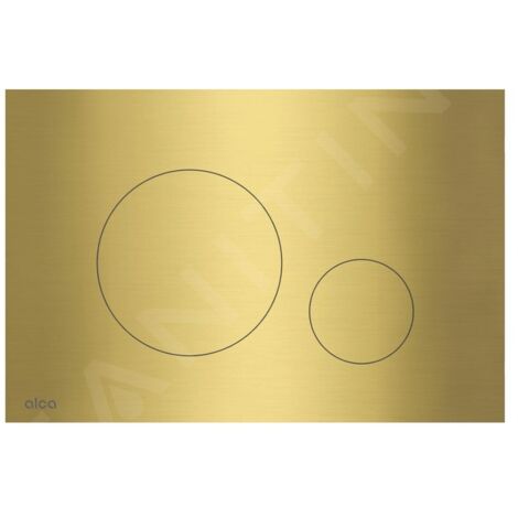Alcadrain Flat - Commande affleurante, laiton TURN-BRASS
