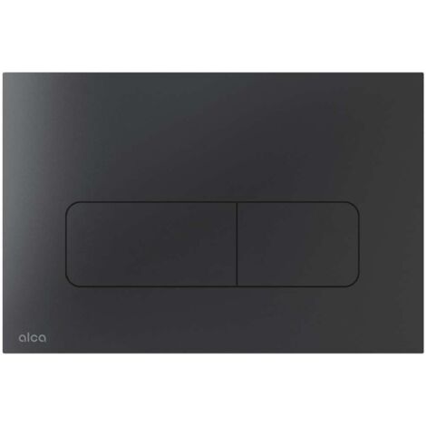 Alcadrain Flat - Plaque de déclenchement, noir mat MOON-BLACK
