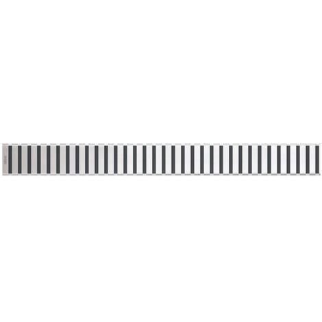 Alcadrain Grilles - Caillebotis pour auge linéaire 550 mm, en acier inoxydable mat LINE-550M