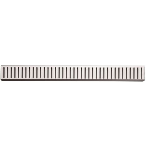 Alcadrain Grilles - Grille pour caniveau à douche linéaire 105 cm, inox mat PURE-1050M