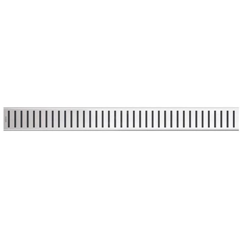 Alcadrain Grilles - Grille pour caniveau à douche linéaire 550 mm, inox brillant PURE-550L