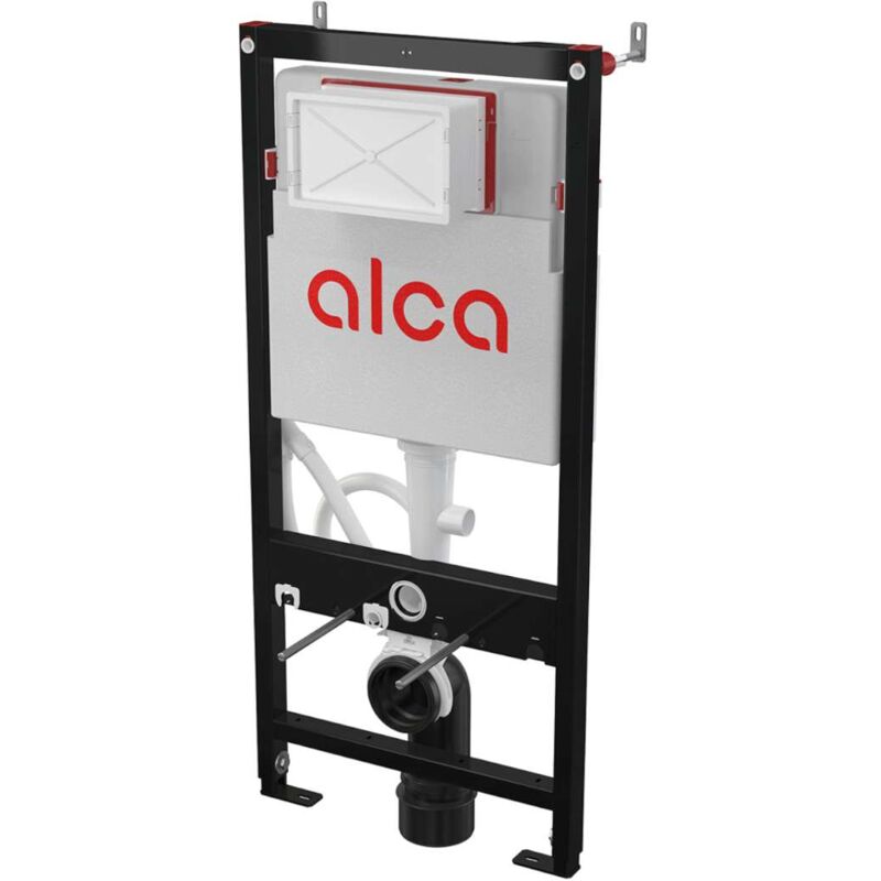 Inbouwreservoirs - Installation murale pour toilettes suspendues avec fonction bidet, distributeur de comprimés, hauteur 1,12 m AM120/1120 - Alcadrain