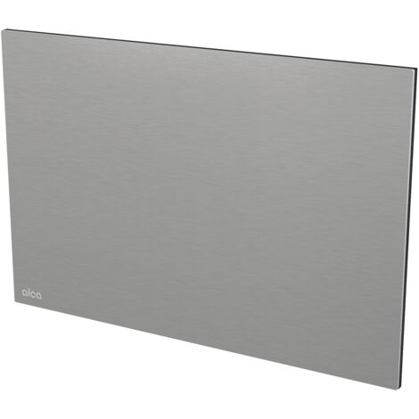 Alcadrain P120 Abdeckungsplatte für Vorwandinstallationssysteme, Alunox-Matt