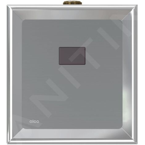 Alcadrain Plaques de commande - Commande électronique de chasse d'eau d'urinoir, alimentation secteur, chrome ASP4