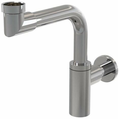 Geberit 150.022.00.1 sifone per vasca da bagno con tappo per piletta d52,  lunghezza 28 cm, con accessori di completamento, principio di controflusso