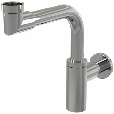 ALCAPLAST Alcadrain Siphons - Siphon de lavabo design, diamètre 32 mm, peu encombrant, métal A403