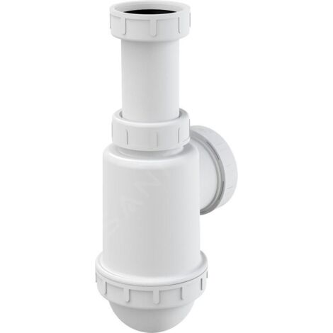 Alcadrain Siphons - Siphon d'évier avec écrou de trop-plein G6/4" A443-DN50/40