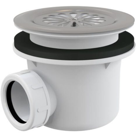 Alcadrain Siphons - Siphon, diamètre 90 mm, grille en acier inoxydable A48
