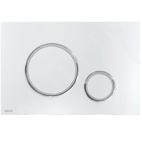 Alcadrain Thin - Commande affleurante, chrome brillant/chrome mat M771