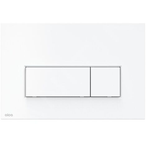 Alcadrain Thin - Contrôle affleurant, antibactérien, blanc mat M576