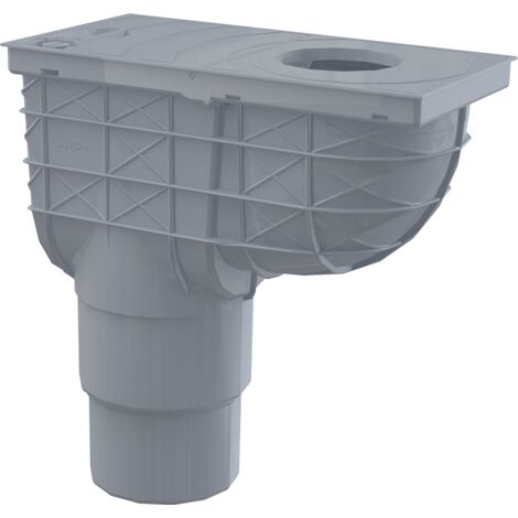 Alcadrain Universal-Regensinkkasten 300×155/125/110 mm Abgang senkrecht, Grau
