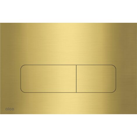 Alcadrain WC - Betätigungsplatte MOON-BRASS Messing Edelstahl