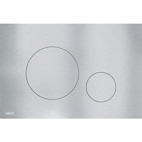 Alcadrain WC - Betätigungsplatte TURN-INOX Halbmatt/Glanz Edelstahl