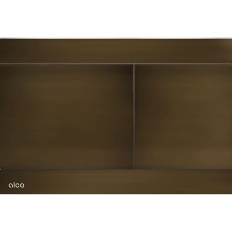 Alcadrain WC - Plaque de commande FUN-ANTIC Bronze - Laiton Antic