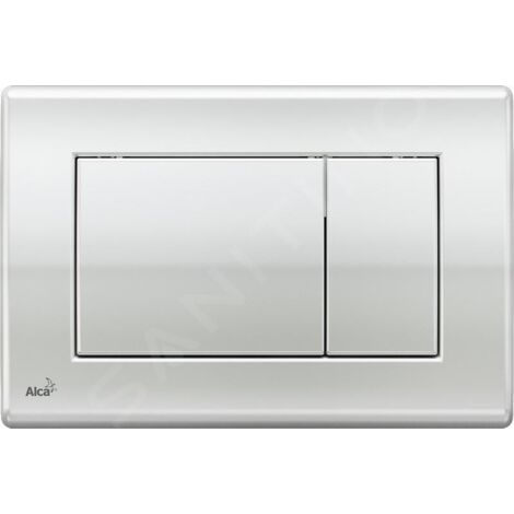 Alcadrain WC - Plaque de commande M271, chrom brillant