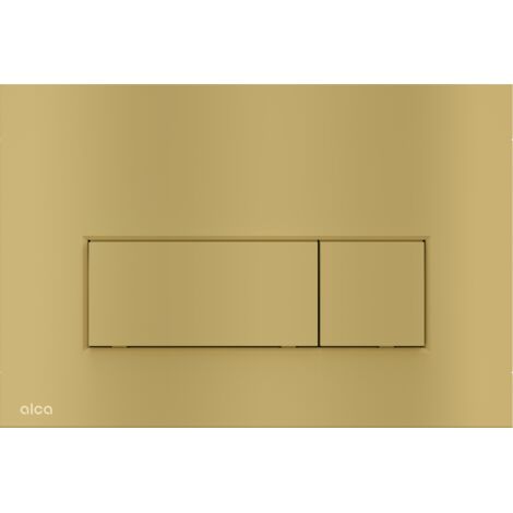 Alcadrain WC - Plaque de commande M57-BR-M en laiton mat