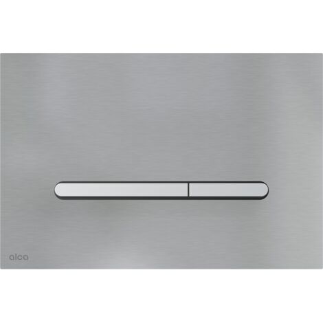 Alcadrain WC - Plaque de commande RAY Alunox-Mat Acier inoxydable